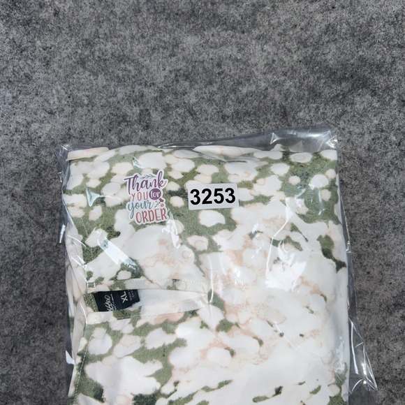 New Mossimo Halter Dress Women's XL White Geometric Tie‎ Waist Sleeveless Party - Picture 9 of 9